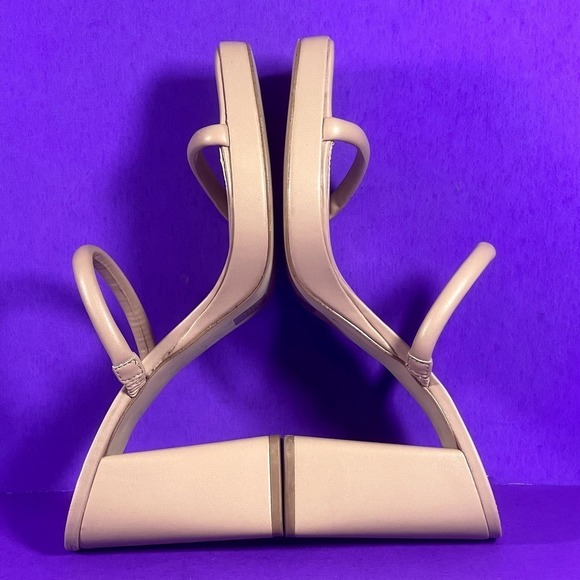 Steve Madden Women's Nude Polly Natural Platform Heel Slide Sandals Shoe Size 11 - Picture 6 of 8